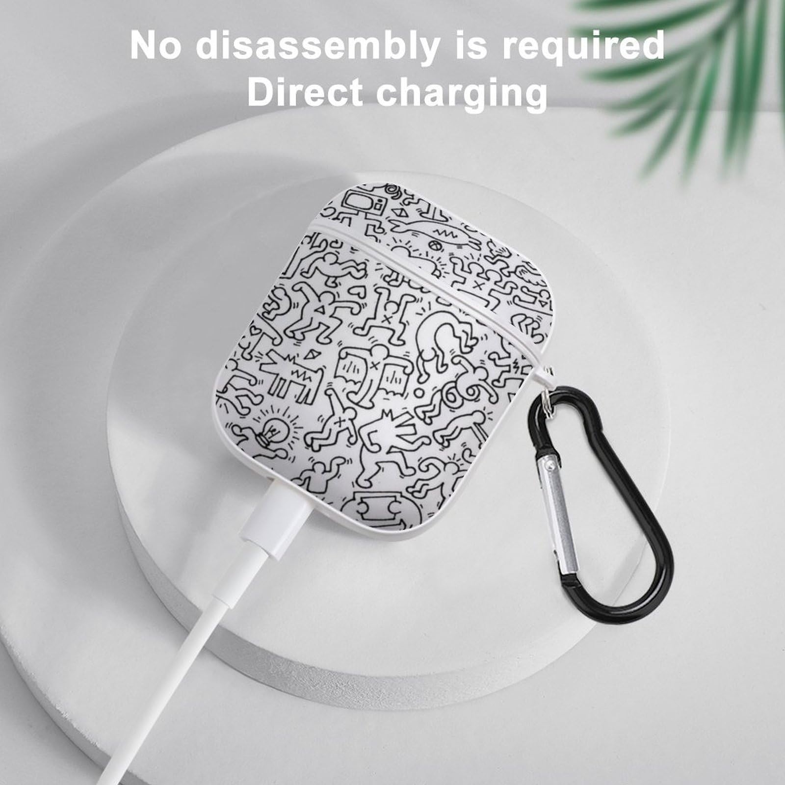 Amazon | キース・ヘリング 【第1世代・第2世代 対応 透明 カラビナ